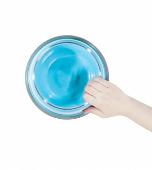Comedouro Inox Prestige Azul G - GermanHart