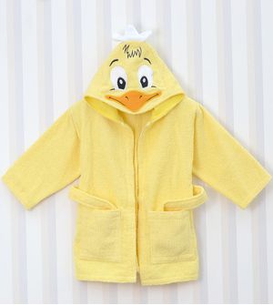 Roupão com Capuz Patinho - 8030 Amarelo - 4