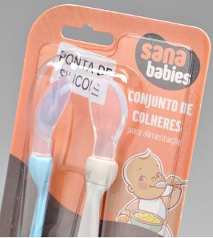 Kit Colher Ponta de Silicone com 2 Unidades Ref. 1008