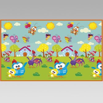 Tapete Infantil Dupla Face Galinha Pintadinha - 120 x 180 cm