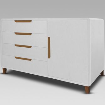 Cômoda Capri Com Porta Puppi Móbile