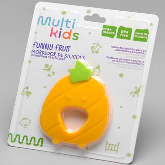Mordedor de Silicone Funny Fruit Abacaxi