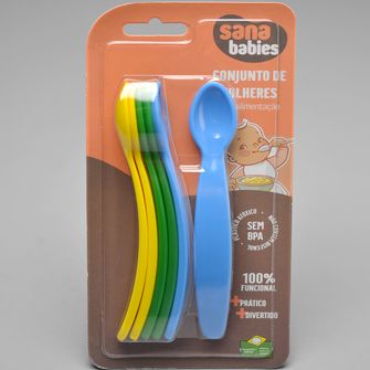 Kit Colheres com 6 unidades - Sana Babies Ref. 1003