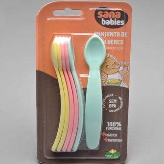 Kit Colheres com 6 unidades - Sana Babies Ref. 1006