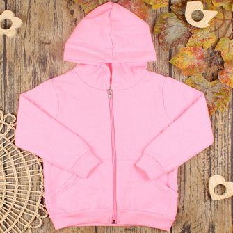 Jaqueta Moletom Básica - 80105 Rosa