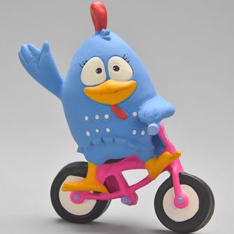 Mordedor Latex Galinha Pintadinha Bike