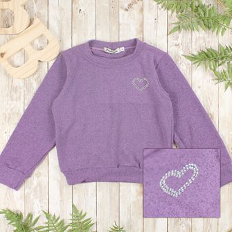 Blusa Coração - 5236A Roxo