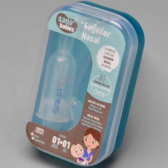Sugador Nasal com Estojo e Bico Extra Verde - 9390