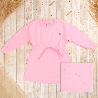 Vestido Rosa Brilho - 54853