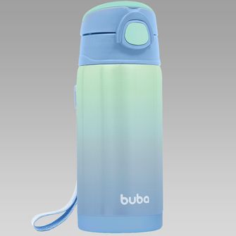 Copo Térmico Com Canudo Azul