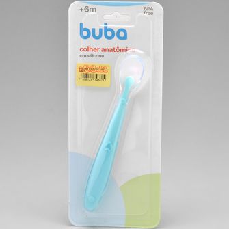 Colher Silicone Azul