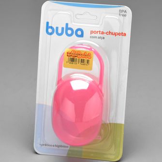 Porta Chupeta com Alça Rosa - 14467