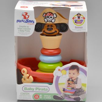 Brinquedo de Empilhar Baby Pirata