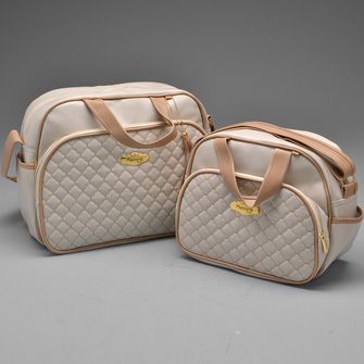 Kit Bolsa Com Trocador Pérola - 4725C Bege