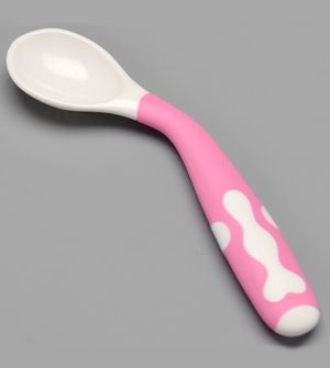 Colher Flexível para Destro e Canhoto Rosa - 7737