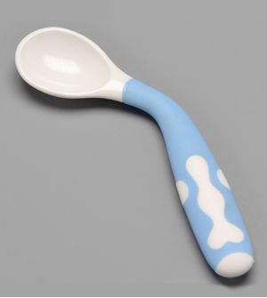 Colher Flexível para Destro e Canhoto Azul