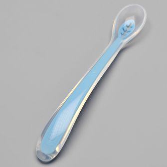 Colher de Silicone Azul