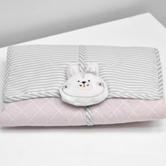 Trocador Portátil com Porta Fraldas - 3574 Coelhinha Nina