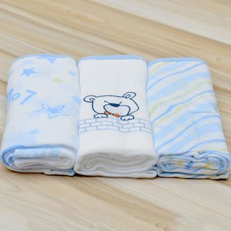 Kit Fralda com Bainha 3 Unidades