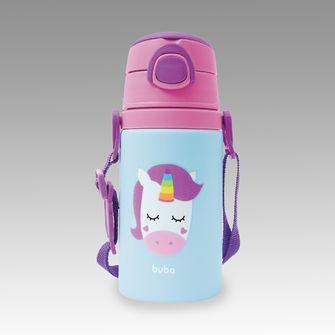 Garrafinha Alumínio Animal Fun 450ml Unicórnio - 12117