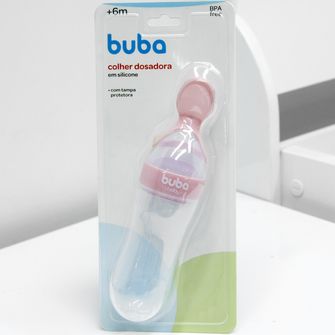 Colher Dosadora em Silicone Rosa - 14679