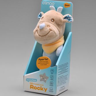 Mini Pelúcia Rinoceronte Rocky