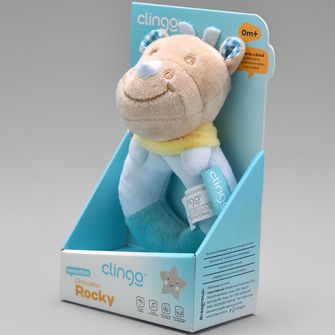 Chocalho Pelúcia Rinoceronte Rocky