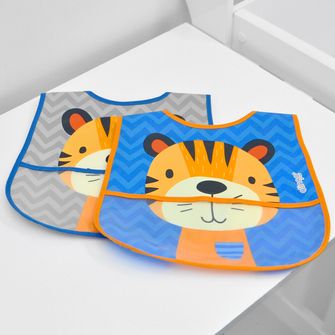 Babador Impermeável com 2 Unidades Tigre - C5070