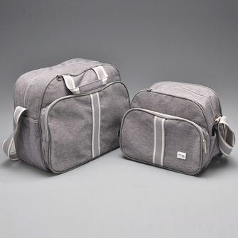 Kit Bolsa Com Trocador Iza - 3027C Cinza