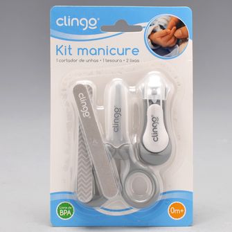 Kit Manicure Cinza - C6008
