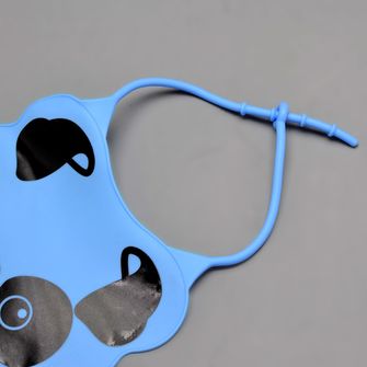 Babador de Silicone com Pega Migalhas  Azul - 09731 Azul - 09731