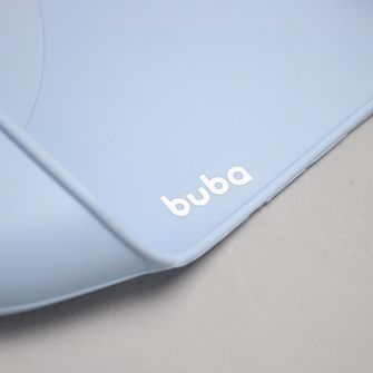 Babador de Silicone com Pega Migalhas - Gumy Azul Azul