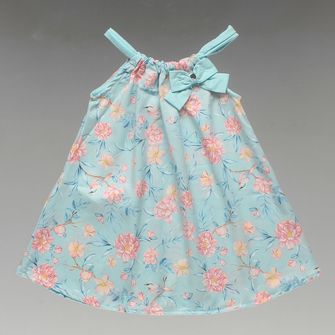 Vestido Flores e Pássaros - N2586