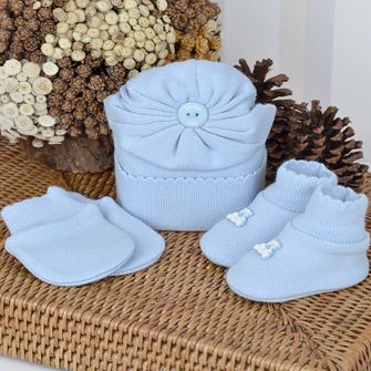 Kit Sapatos Luvas e Touca 1016