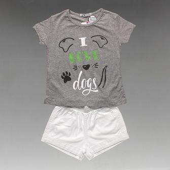 Conjunto I Love Dogs - 9639A