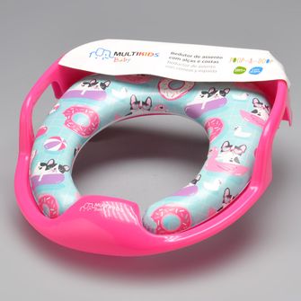 Redutor de  Assento com Alça e Costas Rosa - BB1048