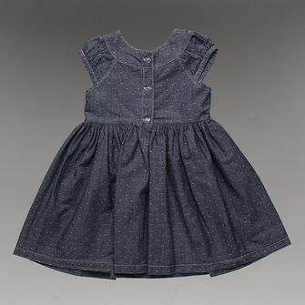 Vestido Jeans Flores - 2163