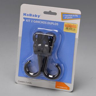 Kit com 2 Ganchos Duplos
