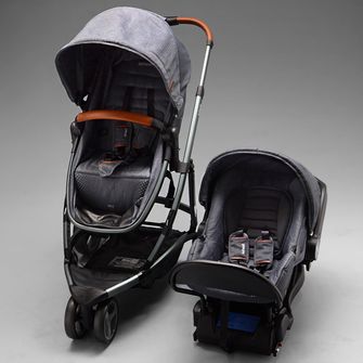 Carrinho Travel System Sky Trio com Bebê Conforto e Base