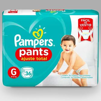 Fralda Pampers Pants Ajuste Total