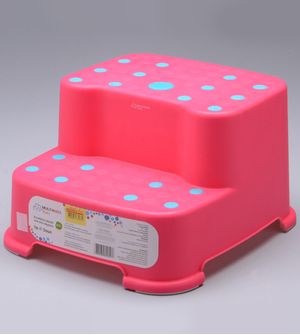 Escadinha Infantil Dois Degraus Rosa - BB1005
