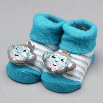 Meia Bichinhos Azul