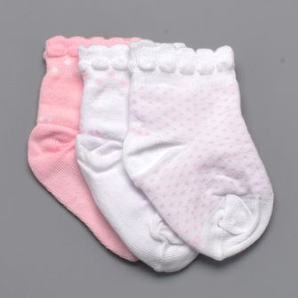 Kit Meia Baby Girls 3 Unidades - 02000/989/934
