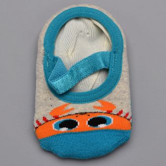 Meia Sapatilha Antiderrapante Azul