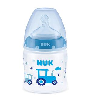 Mamadeira com Controle Temperatura 150ml NUK 7069 Azul