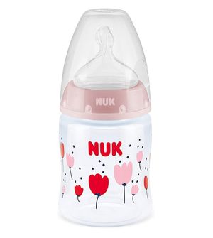 Mamadeira com Controle Temperatura 150ml NUK 7069 Rosa