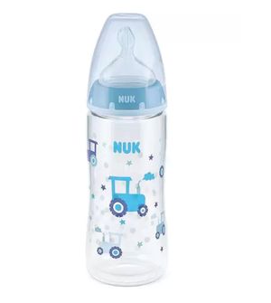 Mamadeira com Controle Temperatura 360ml NUK Azul