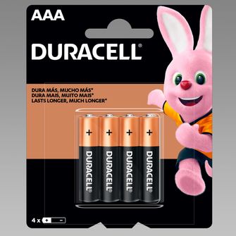 Pilha Duracell AAA Palito com 4 Unidades