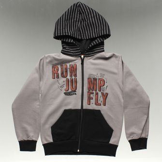 Jaqueta Moletom Com Capuz Run Jump