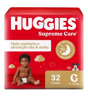 Fralda Huggies Supreme Care